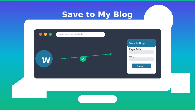 Save to My Blog Chrome Extension
